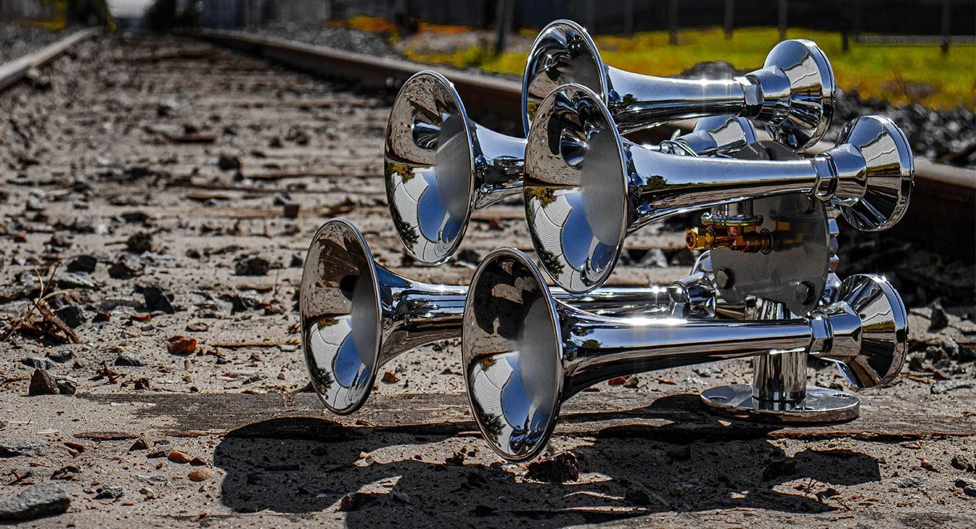 Admiral Chrome Train Horn 5 Admiral Chrome Train Horn - Image 5