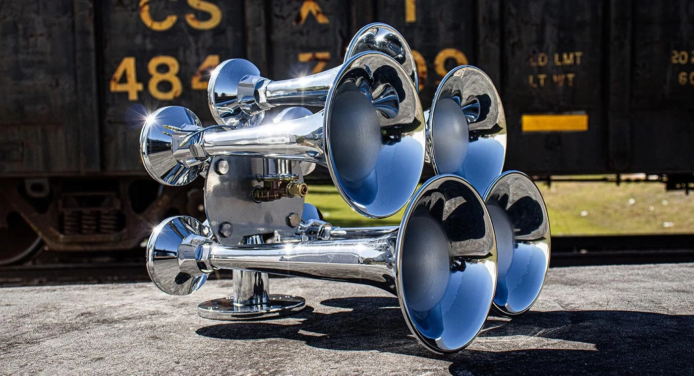 Admiral Chrome Train Horn 4 Admiral Chrome Train Horn - Image 4