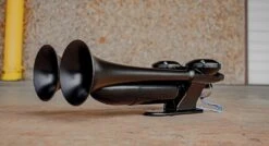 Super Echo Black Air Horn -HornBlasters Sales Store Dolphin