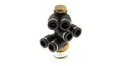 GENERIC 1/2" Male NPT To 6x 5/16" PTC Fitting (6 Way Banjo)