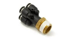 GENERIC 1/2" Male NPT To 4x 5/16" PTC Fitting (Shocker XL Banjo) -HornBlasters Sales Store FT 8M5DY H 3