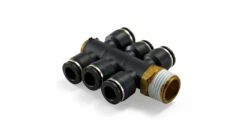 GENERIC 1/2" Male NPT To 3/8" PTC 6-Way