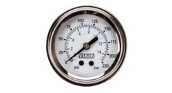 Viair 220 PSI 2" Single Needle Air Gauge - (90089 / 90090)