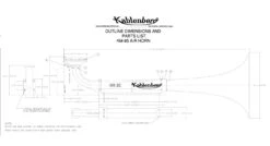 The Destroyer KM-85 Air Horn 5 The Destroyer KM-85 Air Horn -HornBlasters Sales Store KM 85DimensionalDrawing 2