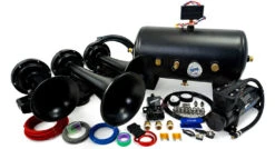 King 3 544K Train Horn Kit