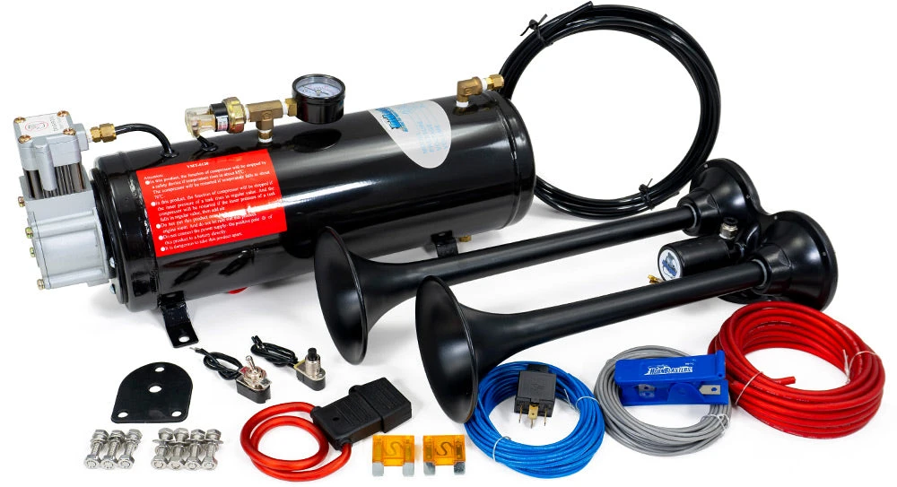 2-Chime 3-Liter Air Horn Kit 1 2-Chime 3-Liter Air Horn Kit