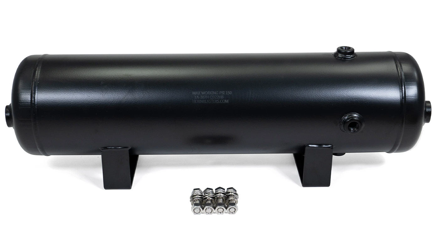 3 Gallon 7 Port Steel Air Tank 2 3 Gallon 7 Port Steel Air Tank - Image 2