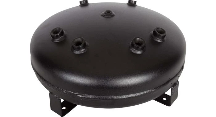 4 Gallon Pancake 8 Port Steel Air Tank 2 4 Gallon Pancake 8 Port Steel Air Tank - Image 2