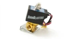 HornBlasters Brass 1/4" 24 Volt Electric Air Valve -HornBlasters Sales Store VA 4 24 4