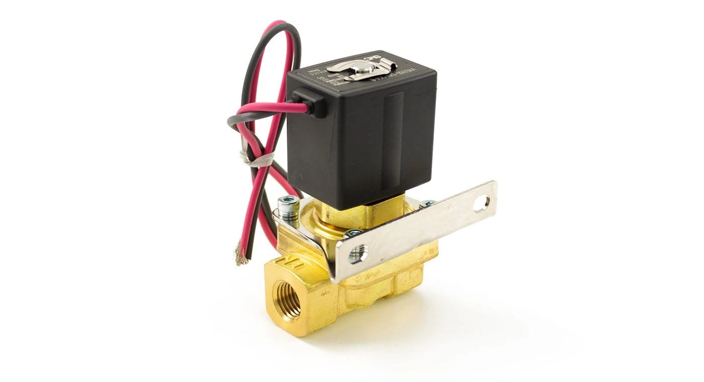 SMC Brass 1/4" 24-Volt Electric Air Valve 3 SMC Brass 1/4" 24-Volt Electric Air Valve - Image 3