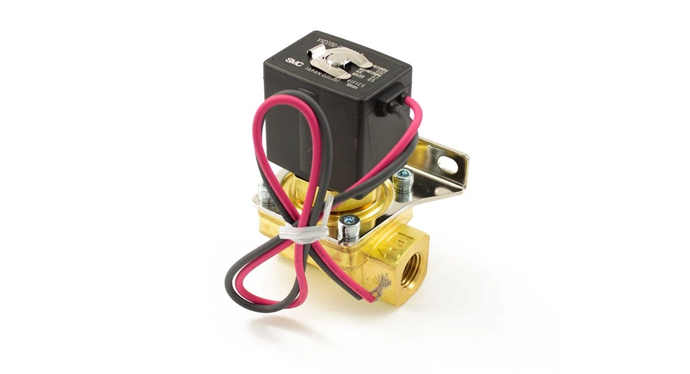 SMC Brass 1/4" 24-Volt Electric Air Valve 4 SMC Brass 1/4" 24-Volt Electric Air Valve - Image 4