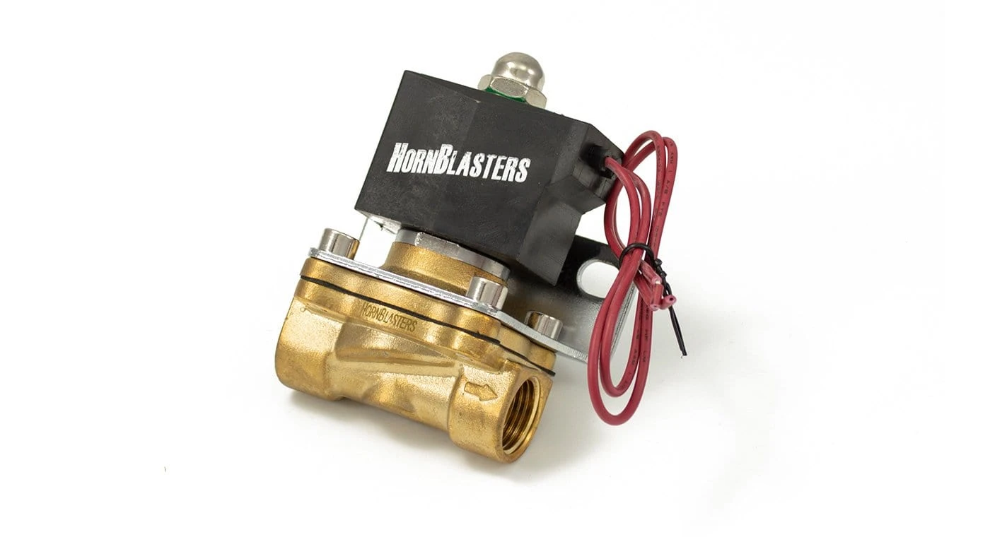 HornBlasters Brass 1/2" 24 Volt Electric Air Valve 1 HornBlasters Brass 1/2" 24 Volt Electric Air Valve