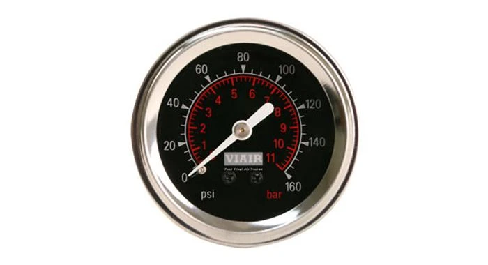 Viair 160 PSI 2" Single Needle Air Gauge - (90087 / 90088) 2 Viair 160 PSI 2" Single Needle Air Gauge - (90087 / 90088) - Image 2